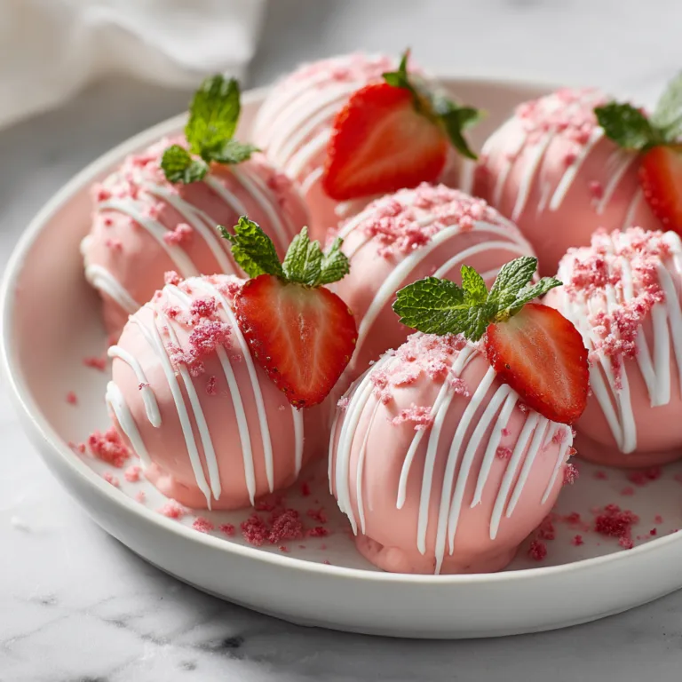 Easy Pink Strawberry Cake Balls Recipe: Sweet, Bite-Sized Bliss