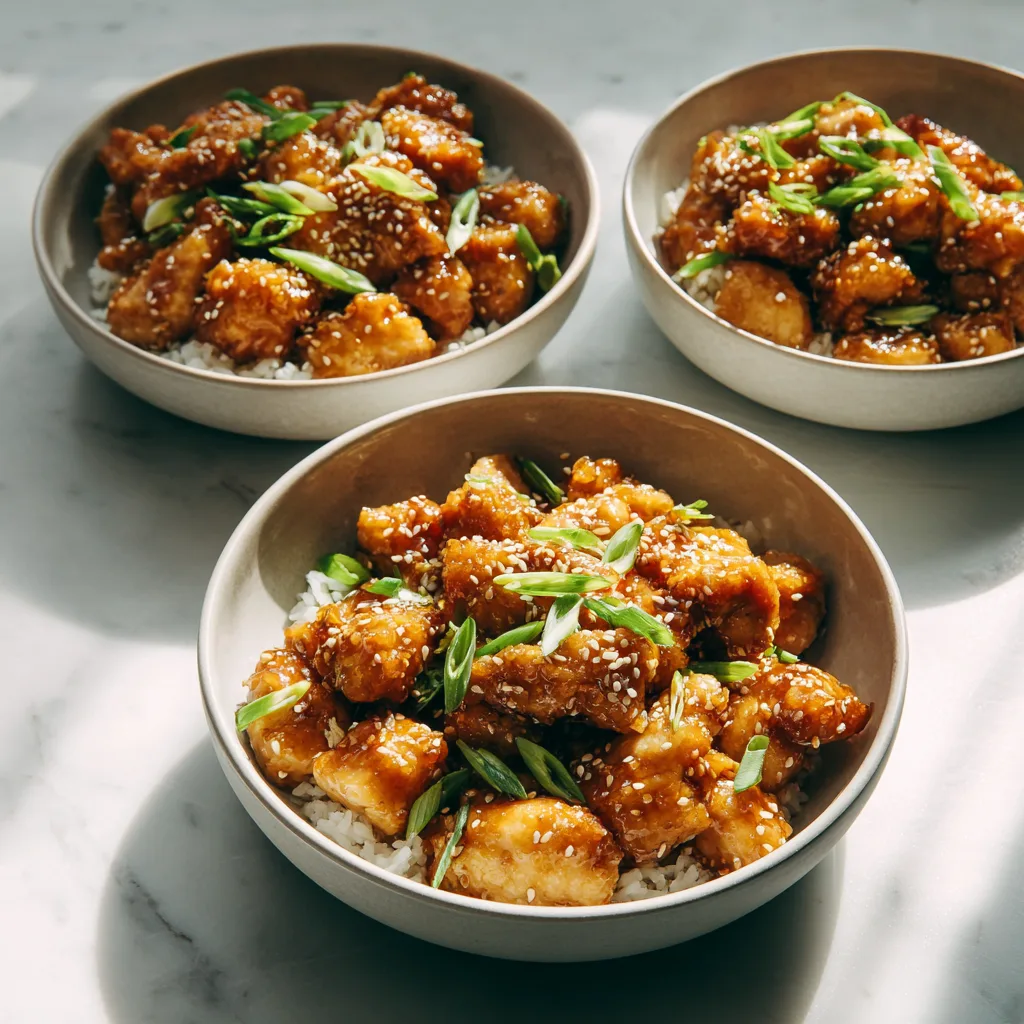 Sesame Chicken Bowls: Sweet, Savory, and Irresistibly Easy