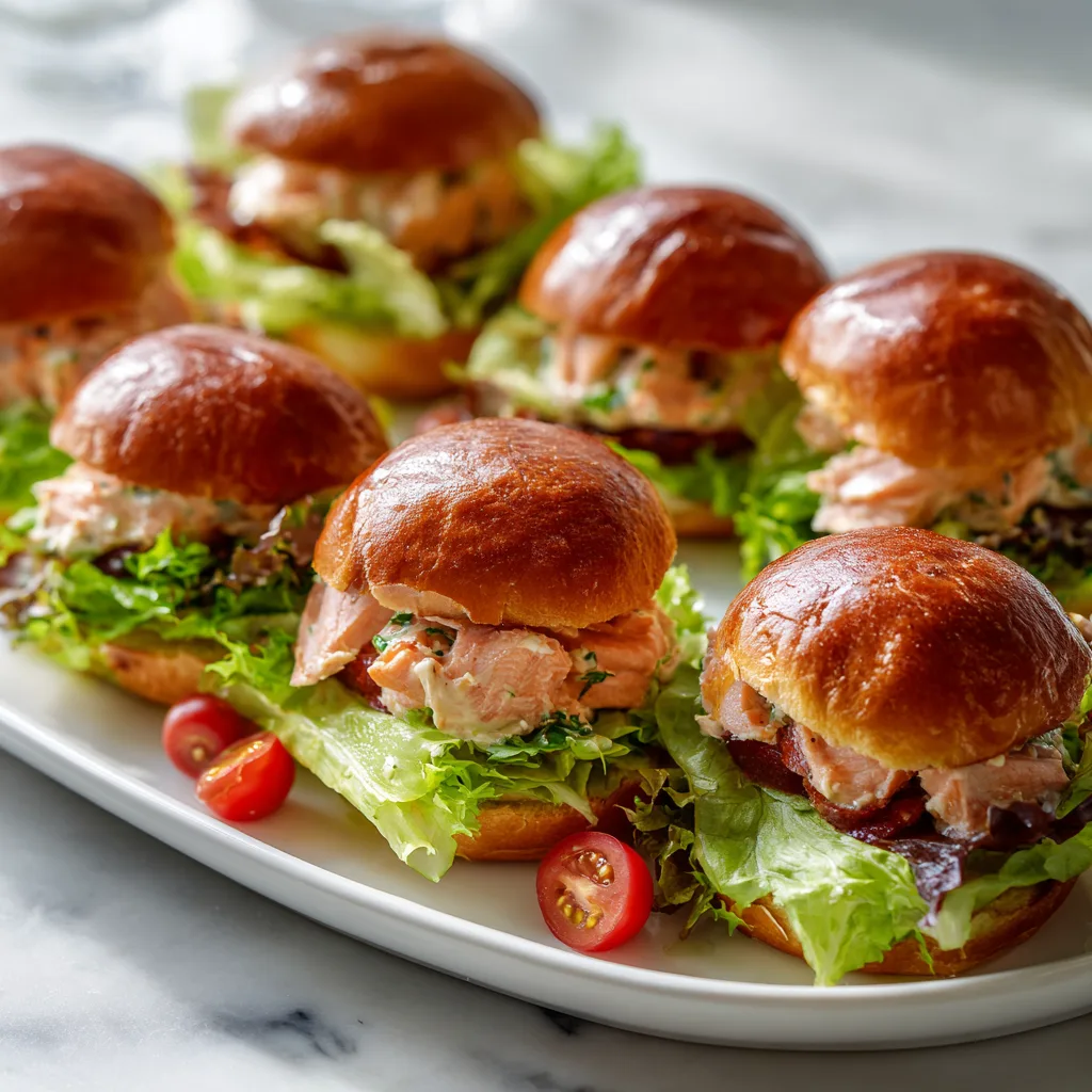 Salmon BLT Sliders with Chipotle Mayo: Flavor-Packed Mini Sandwiches