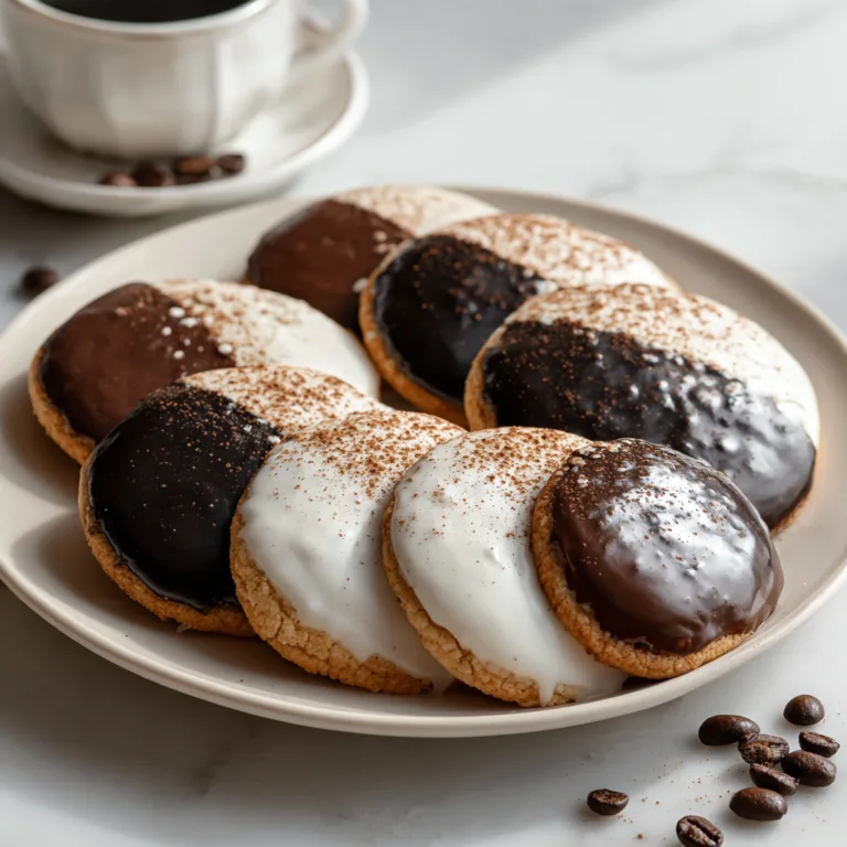 Espresso Black & White Cookies: A Coffee Lover’s Twist on the Classic Bakery Favorite