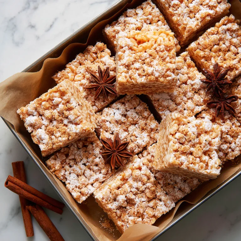 Gingerbread Spiced Rice Krispie Treats: Cozy Holiday Flavor in Every Chewy Bite