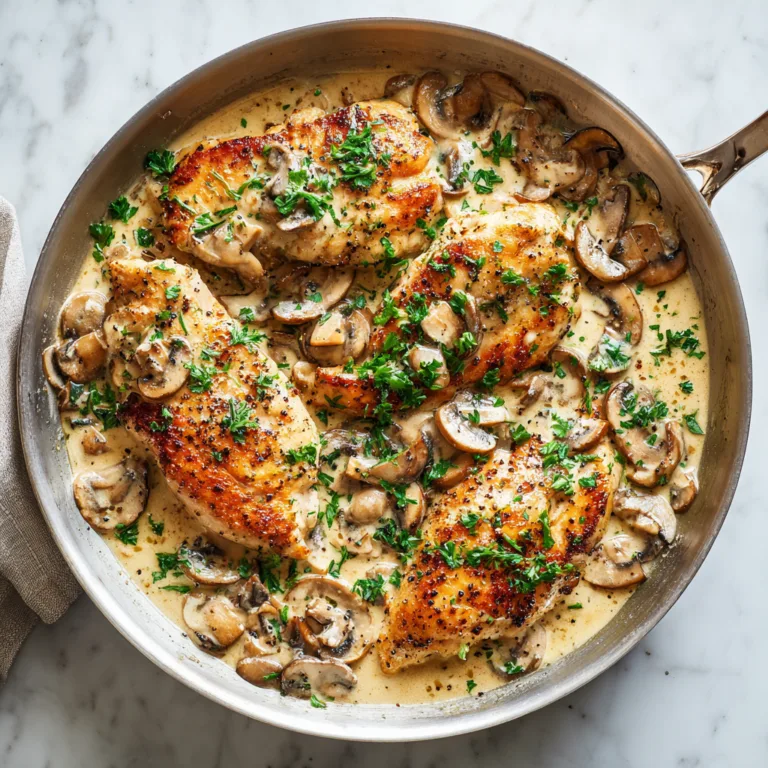 Quick Creamy Garlic Mushroom Chicken: A One-Pan Comfort Classic Ready in Minutes