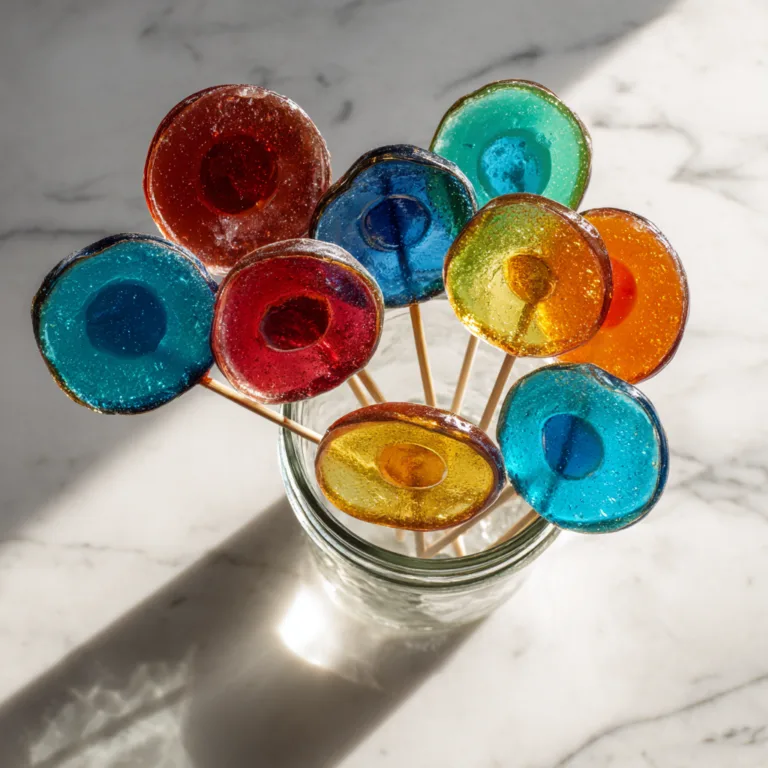 DIY Stained Glass Lollipops: Colorful Edible Candy Art You Can Make at Home