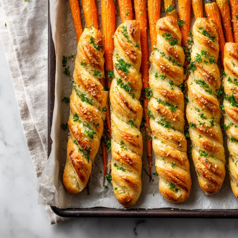 Fun Carrot Shaped Garlic Bread: Playful Homemade Breadsticks Packed With Garlicky Flavor