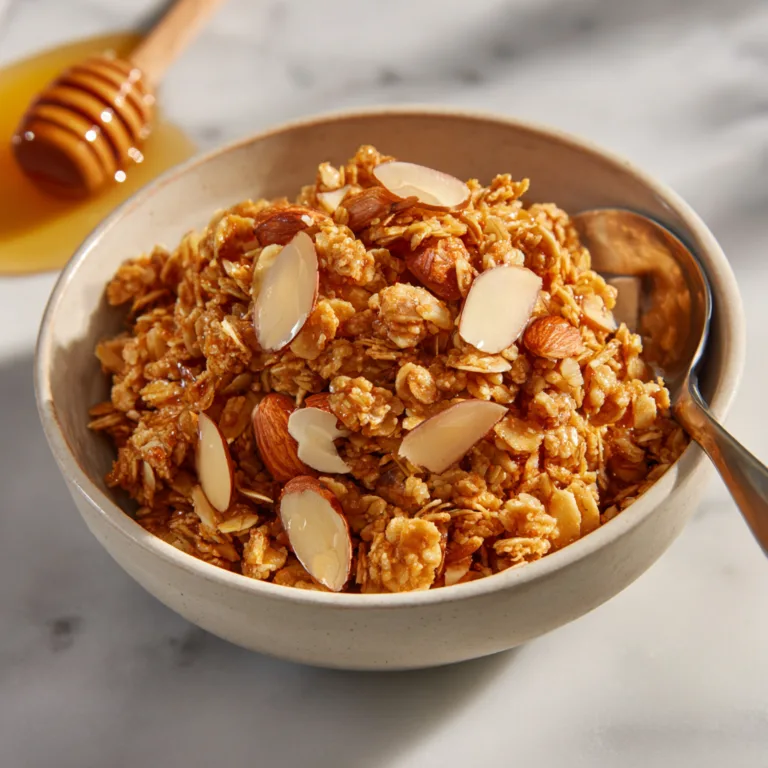 Honey Almond Granola: Sweet, Crunchy, and Homemade