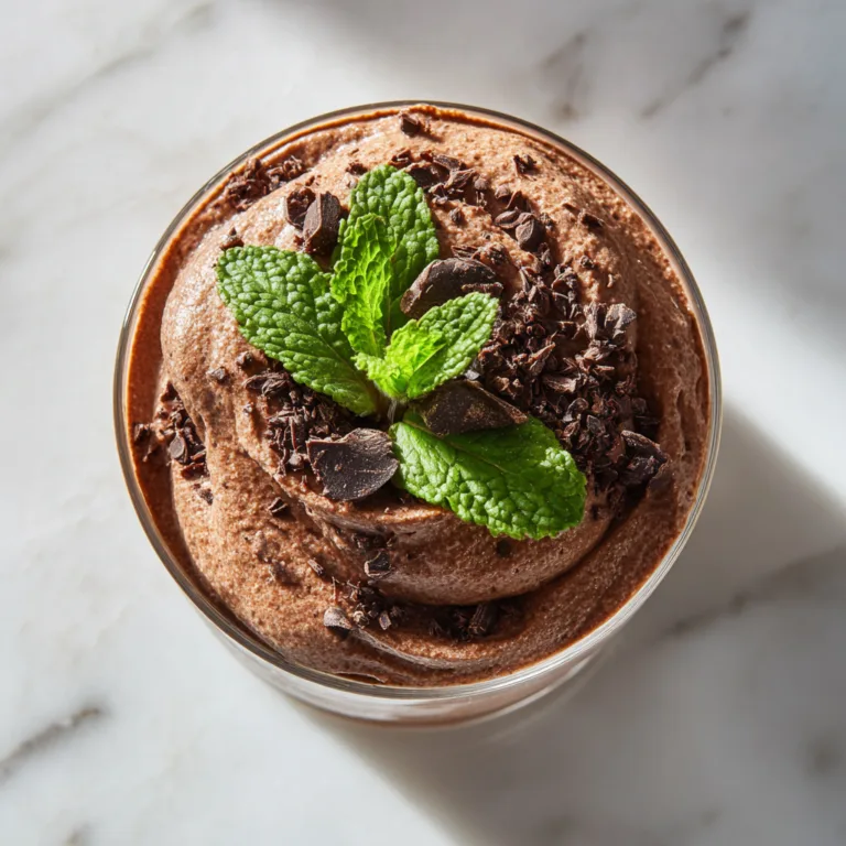 5-Ingredient Blender Chocolate Mousse: Rich, Creamy, Effortless