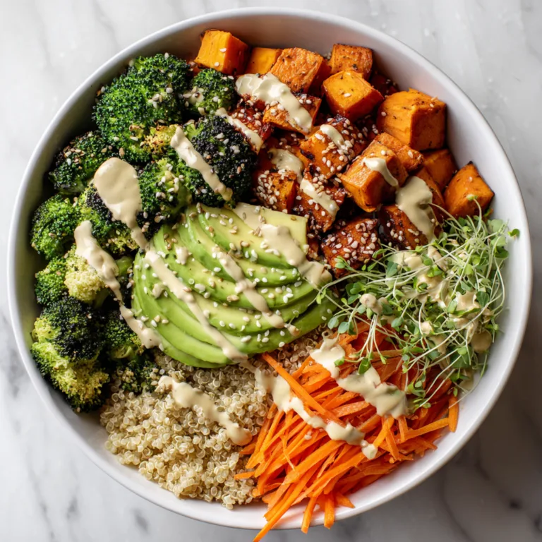 Nourishing Sweet Potato & Broccoli Buddha Bowl: A Vibrant Plant-Based Power Meal