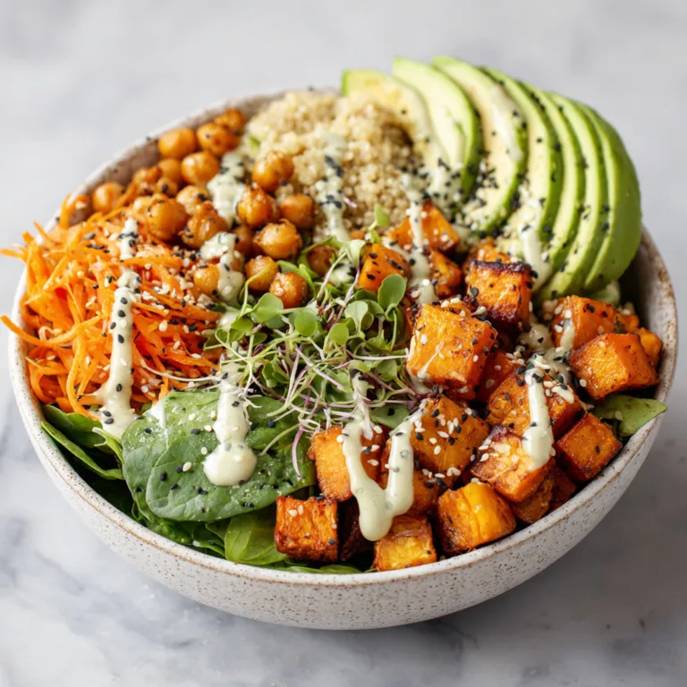 Healthy Sweet Potato & Quinoa Power Bowl: A Colorful Plant-Powered Meal