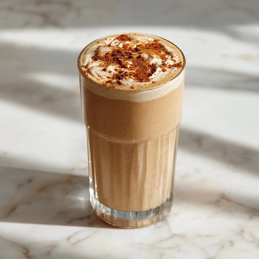 Snickerdoodle Tahini Date Smoothie