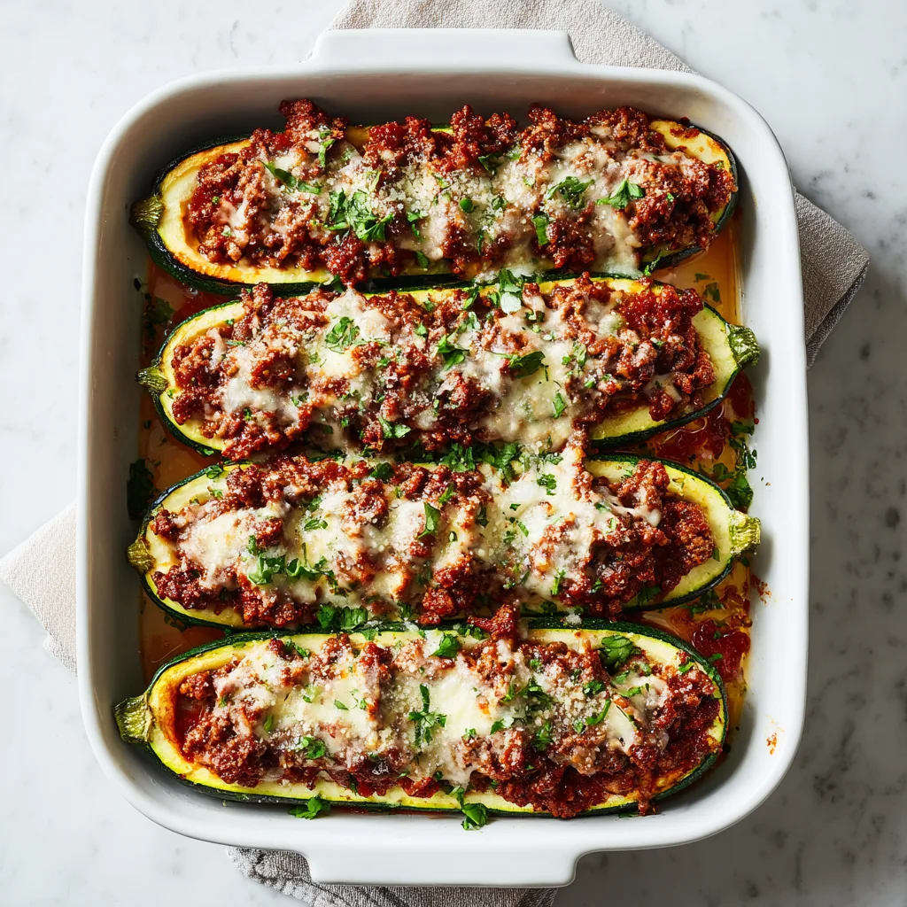 Ground Beef Zucchini Boats: A Flavor-Packed Low-Carb Dinner Everyone Loves
