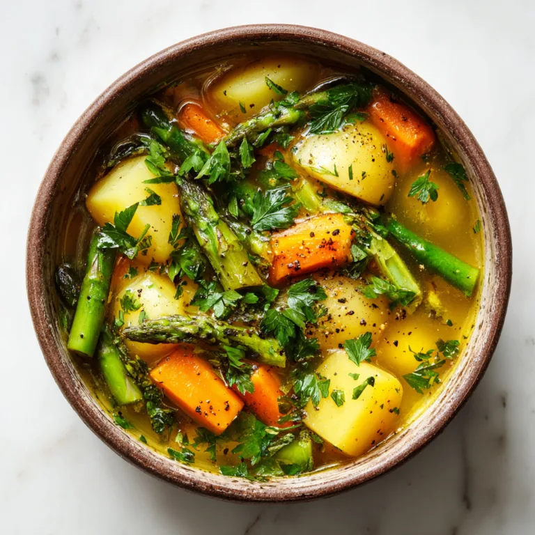 Healthy Spring Potato & Asparagus Stew: A Light, Fresh Comfort Bowl for Seasonal Cooking