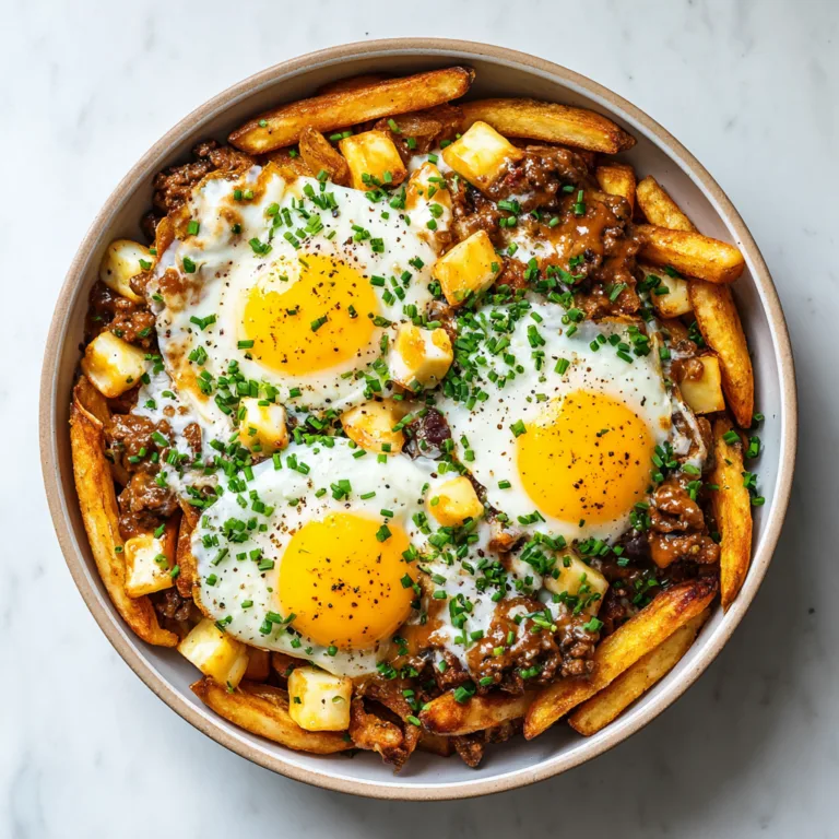 Ultimate Breakfast Poutine with Fried Eggs: The Ultimate Comfort Brunch