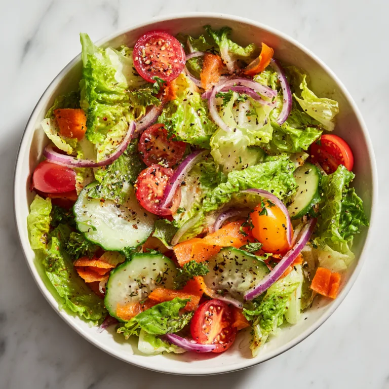 Best Simple Side Salad with Easy Balsamic Vinaigrette: Fresh, Crisp, and Ready in Minutes