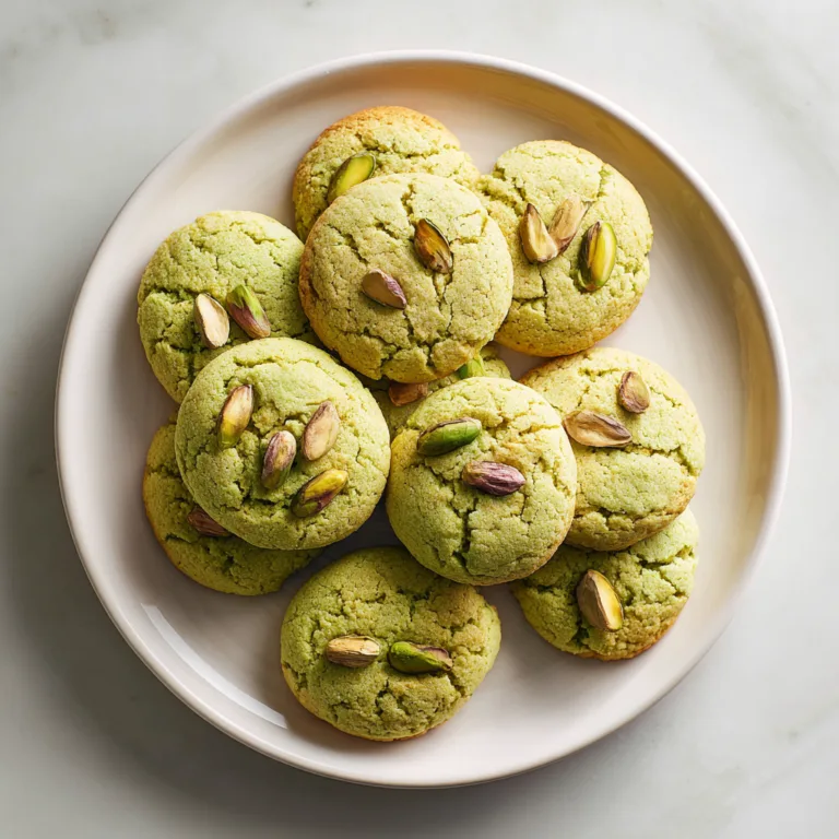 Pistachio Pudding Cookies: Soft, Chewy, and Flavorful