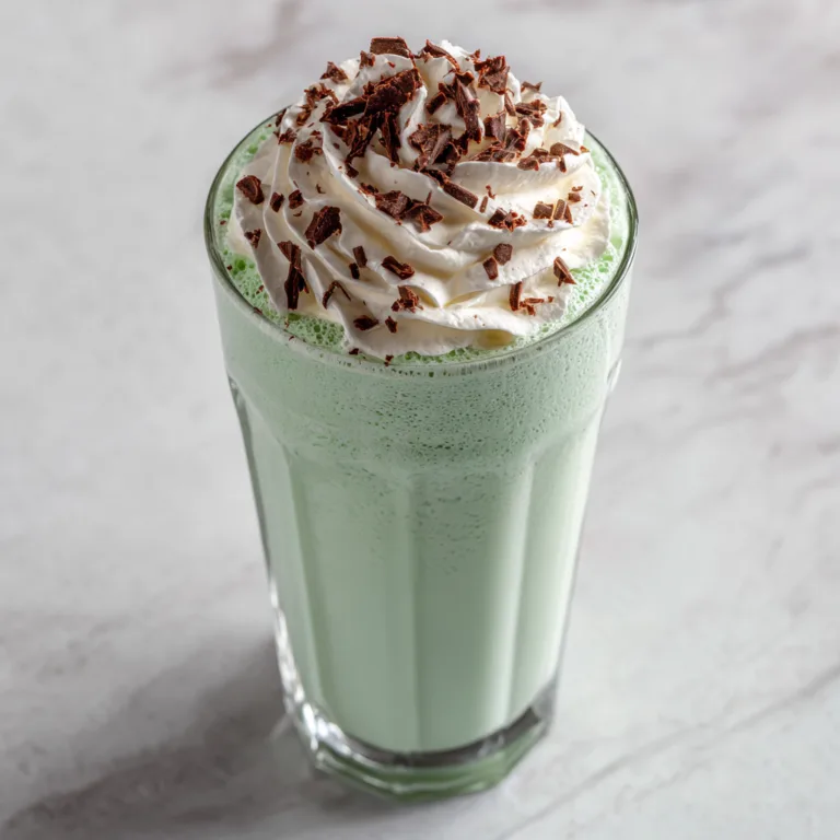 Copycat Shamrock Shake: Homemade Minty Green Bliss