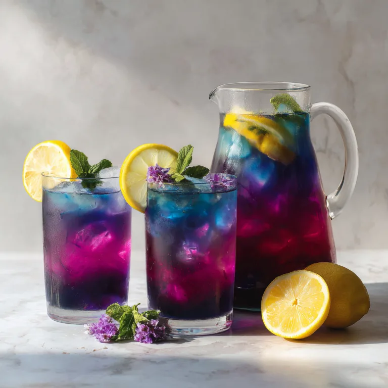 Magic Galaxy Butterfly Pea Lemonade: A Color-Changing Drink That Feels Like Pure Magic