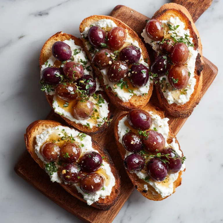 Whipped Ricotta & Roasted Grape Toast: A Creamy, Sweet-Savory Brunch Favorite
