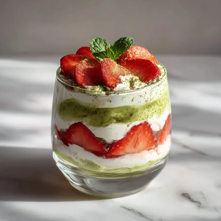 Aesthetic Matcha Strawberry Parfait: A Beautiful Layered Dessert That Tastes as Good as It Looks