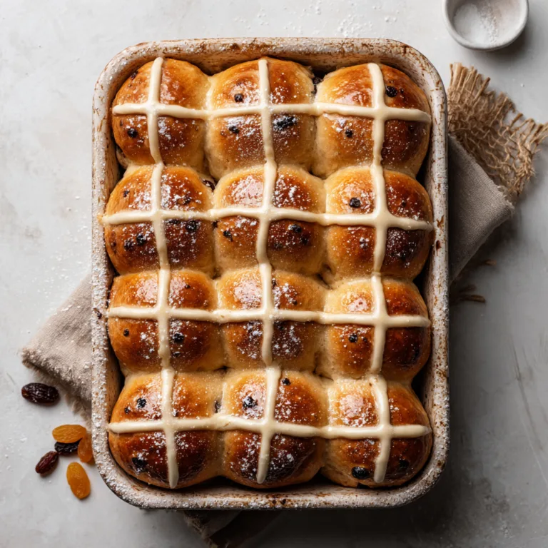 Homemade Hot Cross Buns: Soft, Spiced, and Perfectly Sweet Easter Bread