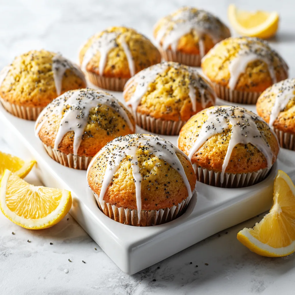 Lemon Poppy Seed Muffins: Bright, Zesty Bakery-Style Muffins Bursting with Citrus Flavor