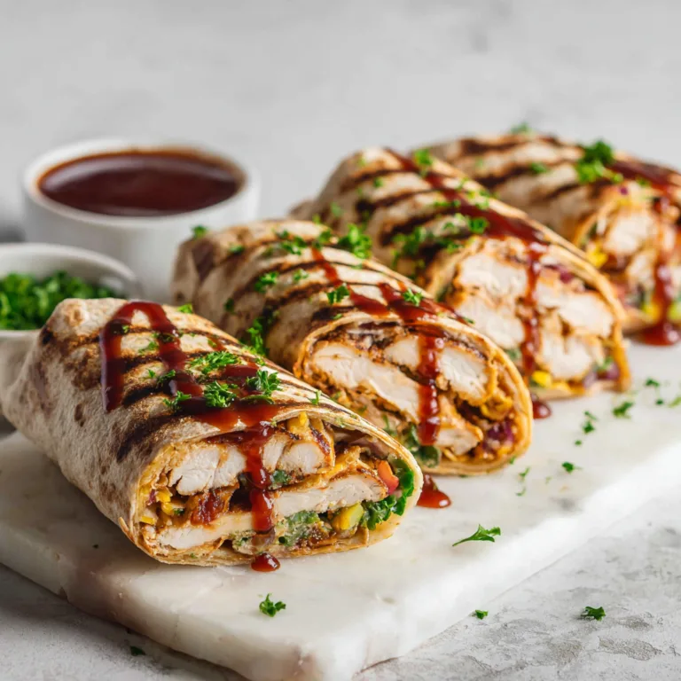 Ultimate Grilled BBQ Chicken Wrap: Smoky, Juicy, and Packed with Flavor