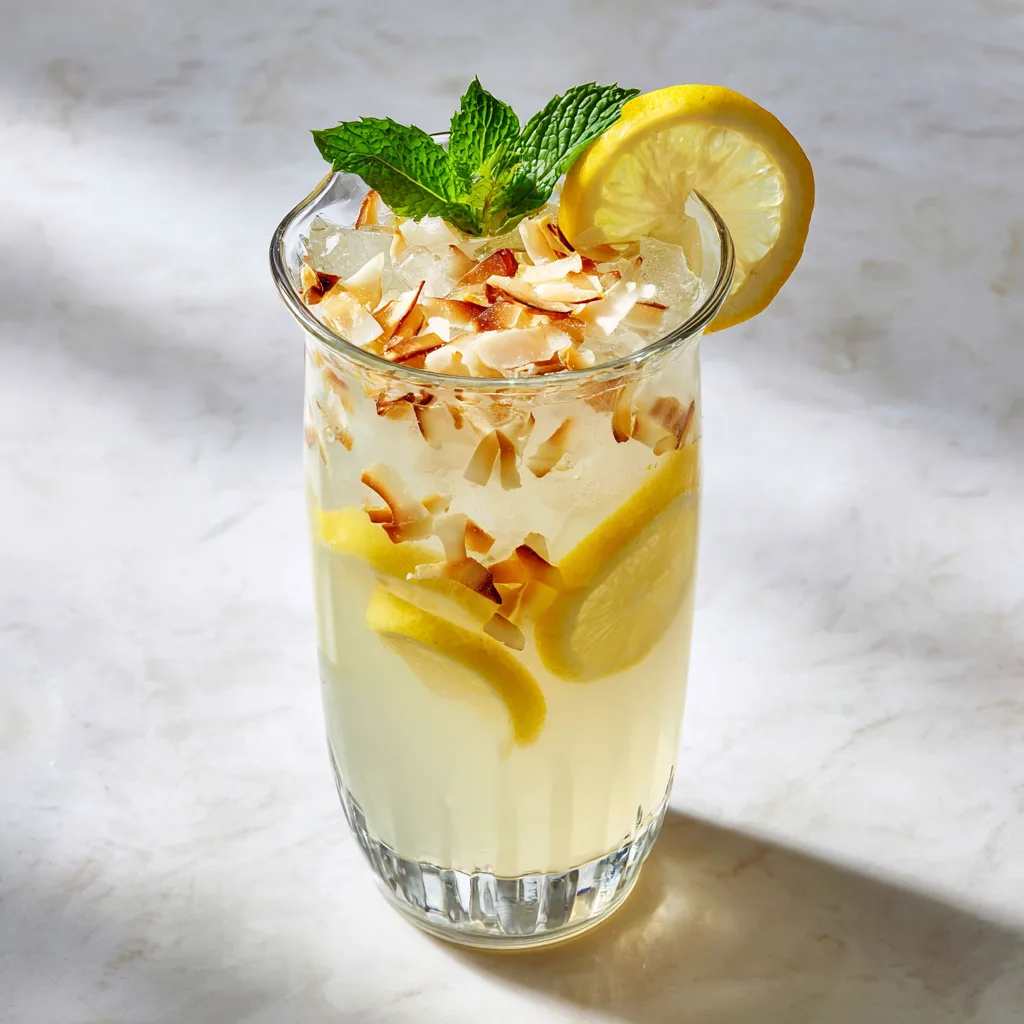Tropical Toasted Coconut Lemonade: A Sunshine-Inspired Twist on a Classic Favorite