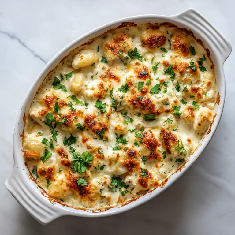 Chicken Alfredo Gnocchi Bake: Creamy, Cheesy Comfort in Every Bite