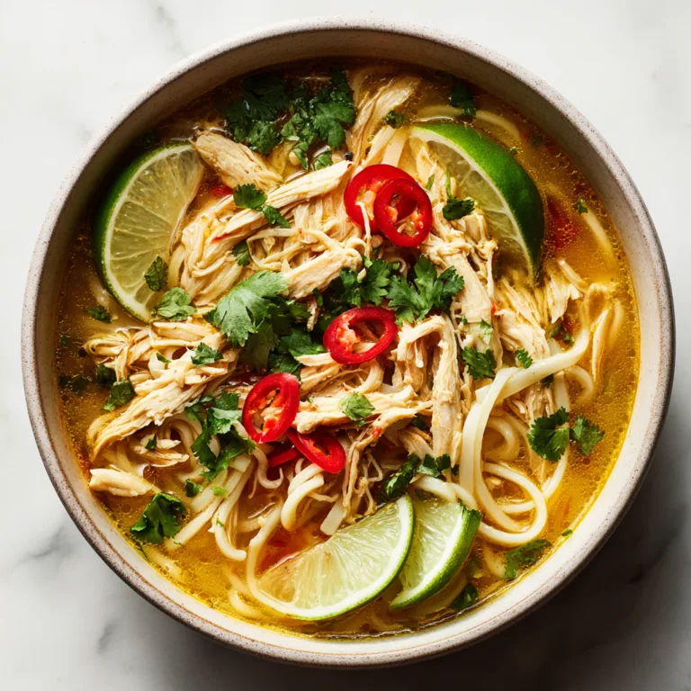 Ultimate Spicy Coconut Chicken Noodle Soup: Creamy, Fiery Comfort in Every Spoonful