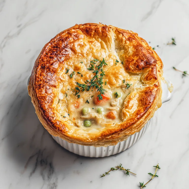 Flaky Puff Pastry Chicken Pot Pie: Golden Comfort in Every Bite
