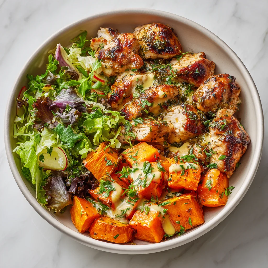 Maple Dijon Chicken Sweet Potato Bowls: Sweet, Savory, and Perfectly Balanced