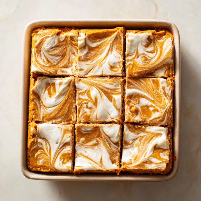 Creamy Pumpkin Bars with Swirled Frosting: A Cozy Fall Dessert You’ll Crave Year-Round