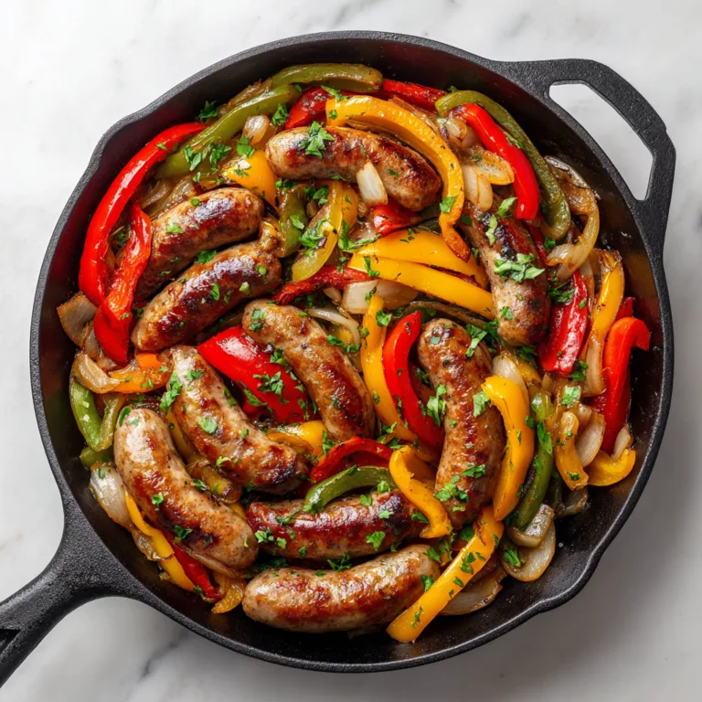 Classic Italian Sausage & Peppers Skillet Dinner: Bold, Rustic, One-Pan Comfort