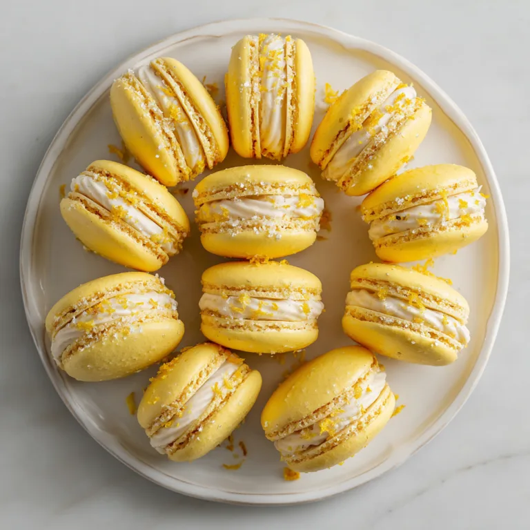Exotic Pineapple Macarons: Tropical Elegance in Every Bite