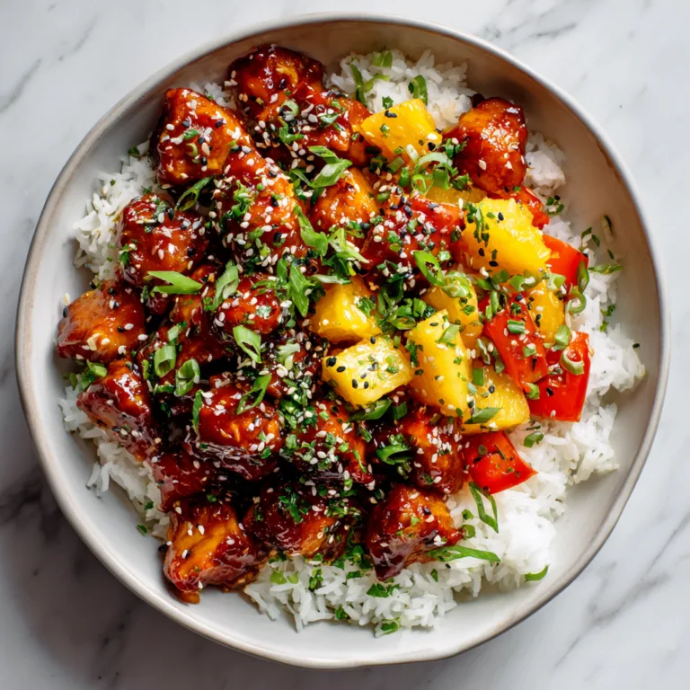 Sticky Hawaiian Chicken Bowls with Pineapple Salsa: Sweet, Savory & Irresistibly Tropical