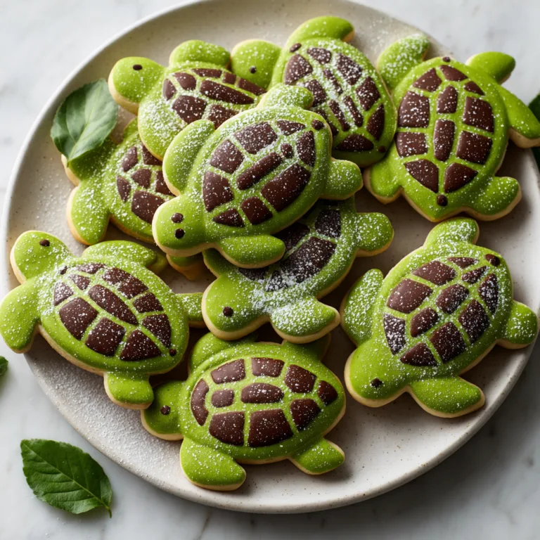 Cutest Matcha Sea Turtle Cookies: Adorably Sweet Green Tea Treats