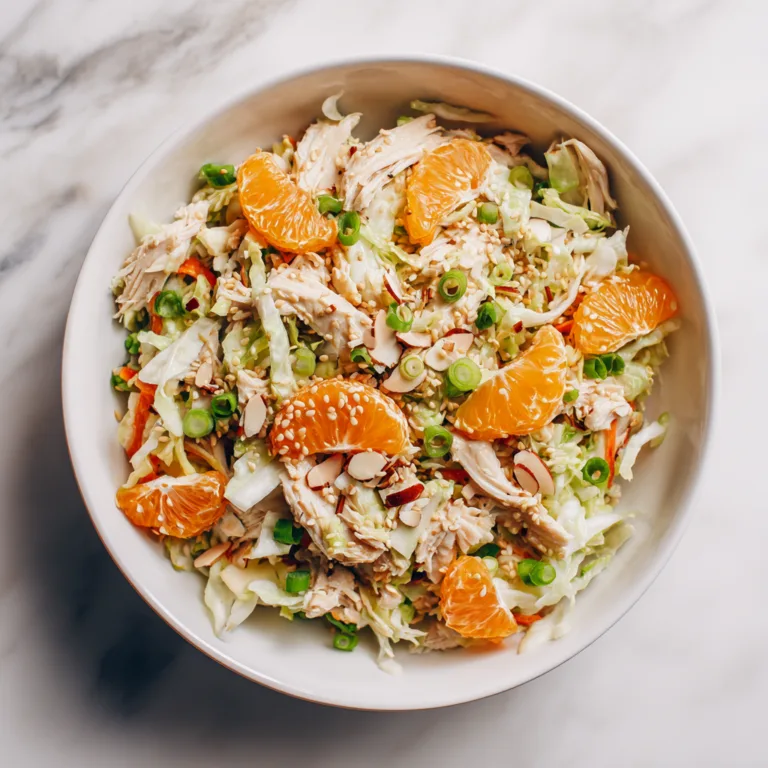 Sesame Ginger Orange Chicken Salad