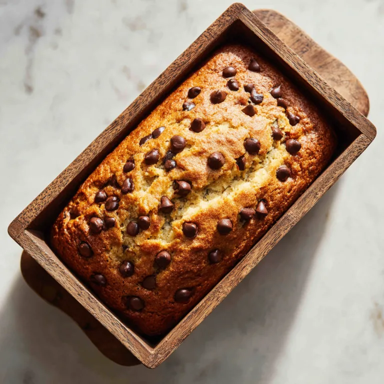 Chocolate Chip Banana Bread: Sweet, Moist, and Irresistibly Chocolatey