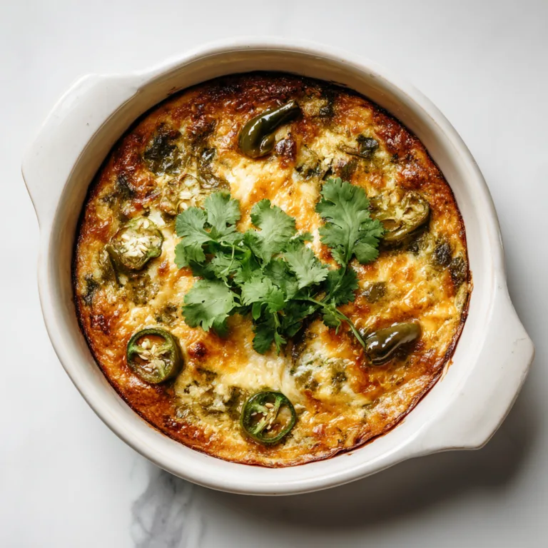 Poblano Casserole: Creamy, Cheesy, and Full of Flavor