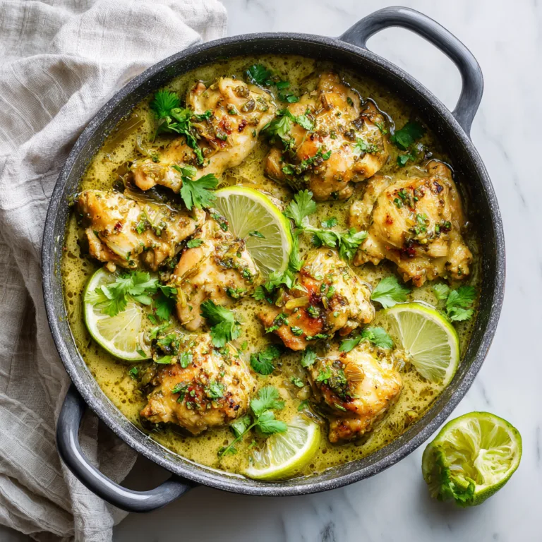 One Pan Keto Green Chili Chicken: Creamy, Spicy, and Low Carb