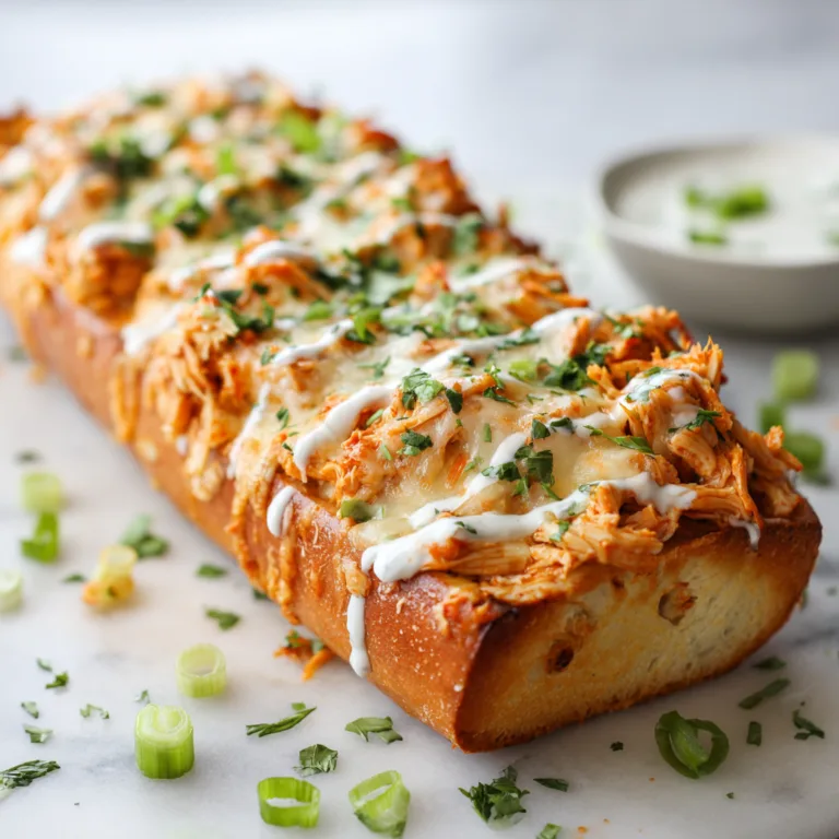 Easy Buffalo Chicken French Bread Pizza: The Ultimate Quick & Cheesy Comfort Meal