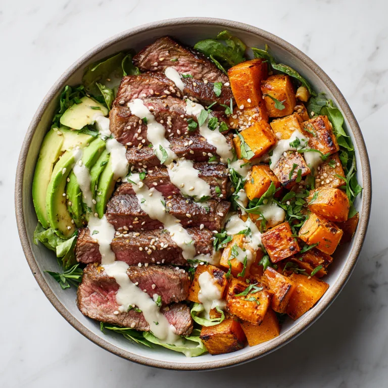 Steak & Sweet Potato Power Bowl: The Ultimate High-Protein Comfort Meal
