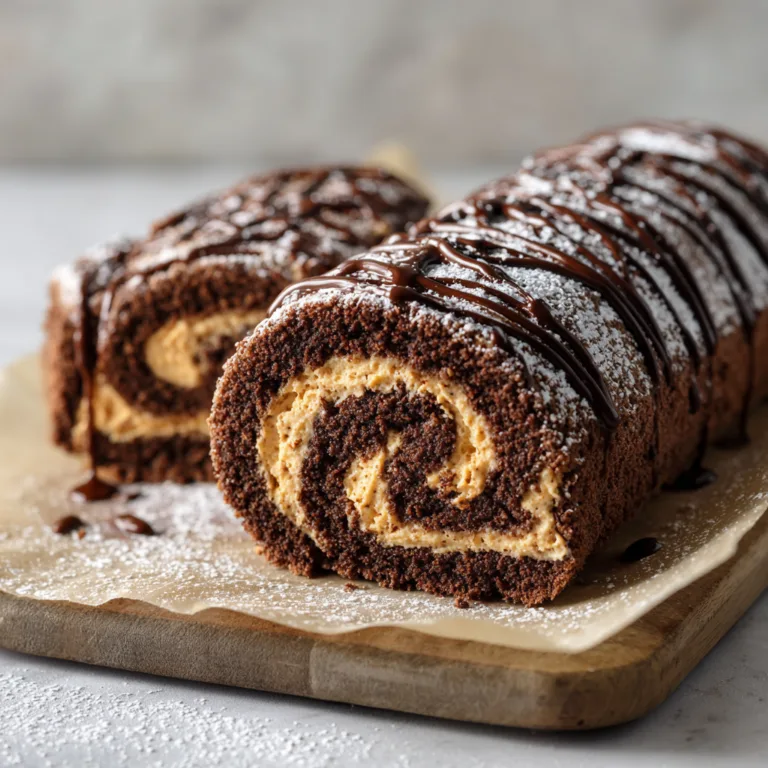 Chocolate Peanut Butter Cake Roll: A Decadent Swirl of Pure Dessert Bliss