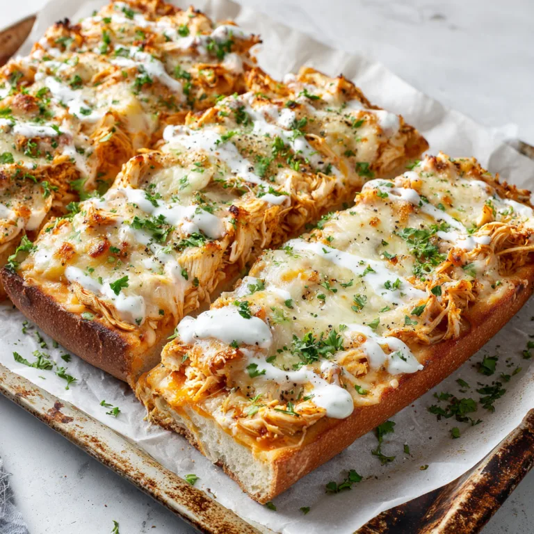 Easy Buffalo Chicken French Bread Pizza: The Ultimate Game-Day Comfort Food