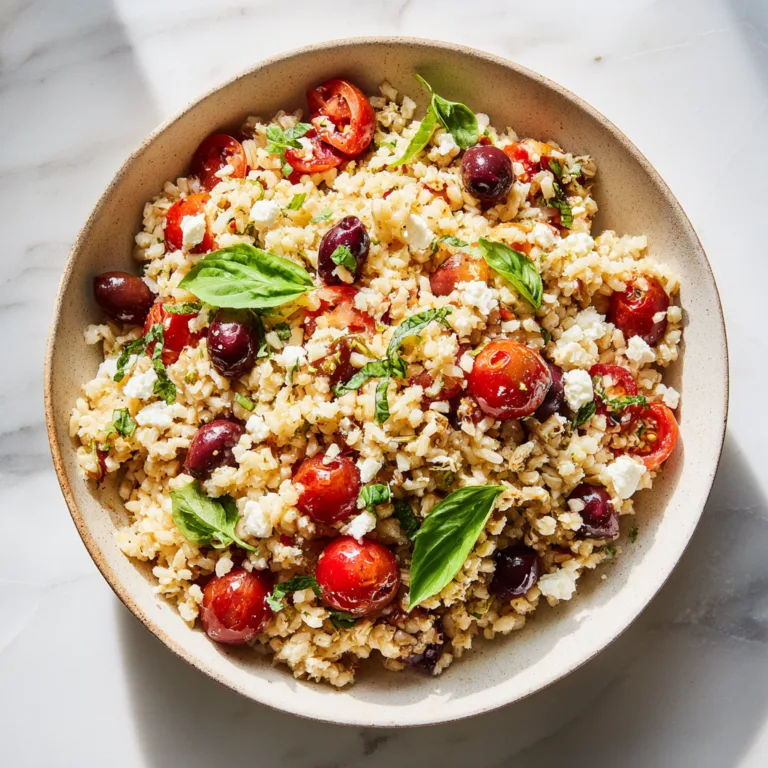 Italian-Style Brown Rice Salad: A Fresh, Wholesome Mediterranean Delight