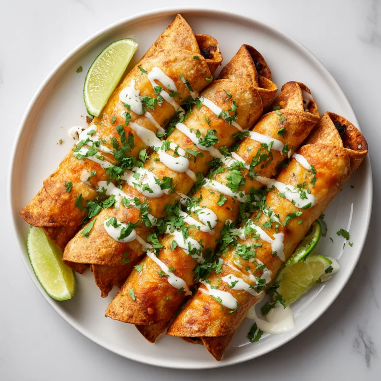 Black Bean Flautas: Crispy, Flavor-Packed Comfort Food You’ll Crave