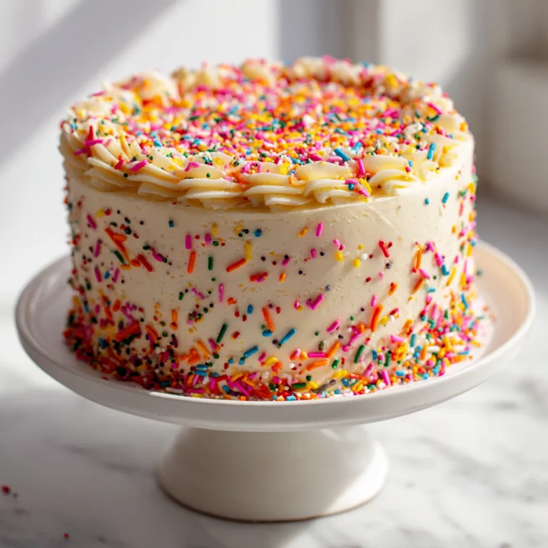 Best Vanilla Sprinkle Cake: Soft, Fluffy & Celebration-Ready