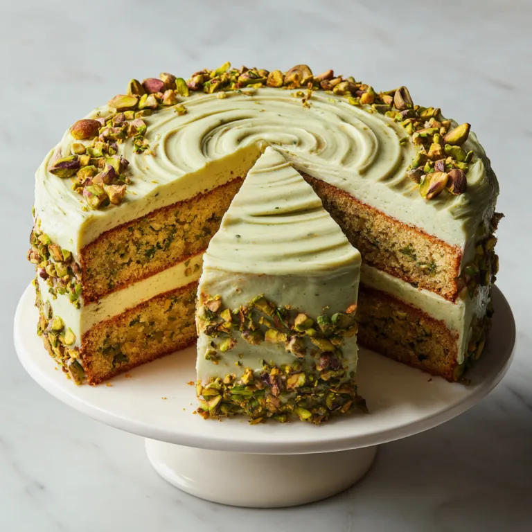 Pistachio Layer Cake: Nutty, Elegant, Celebration-Worthy Dessert