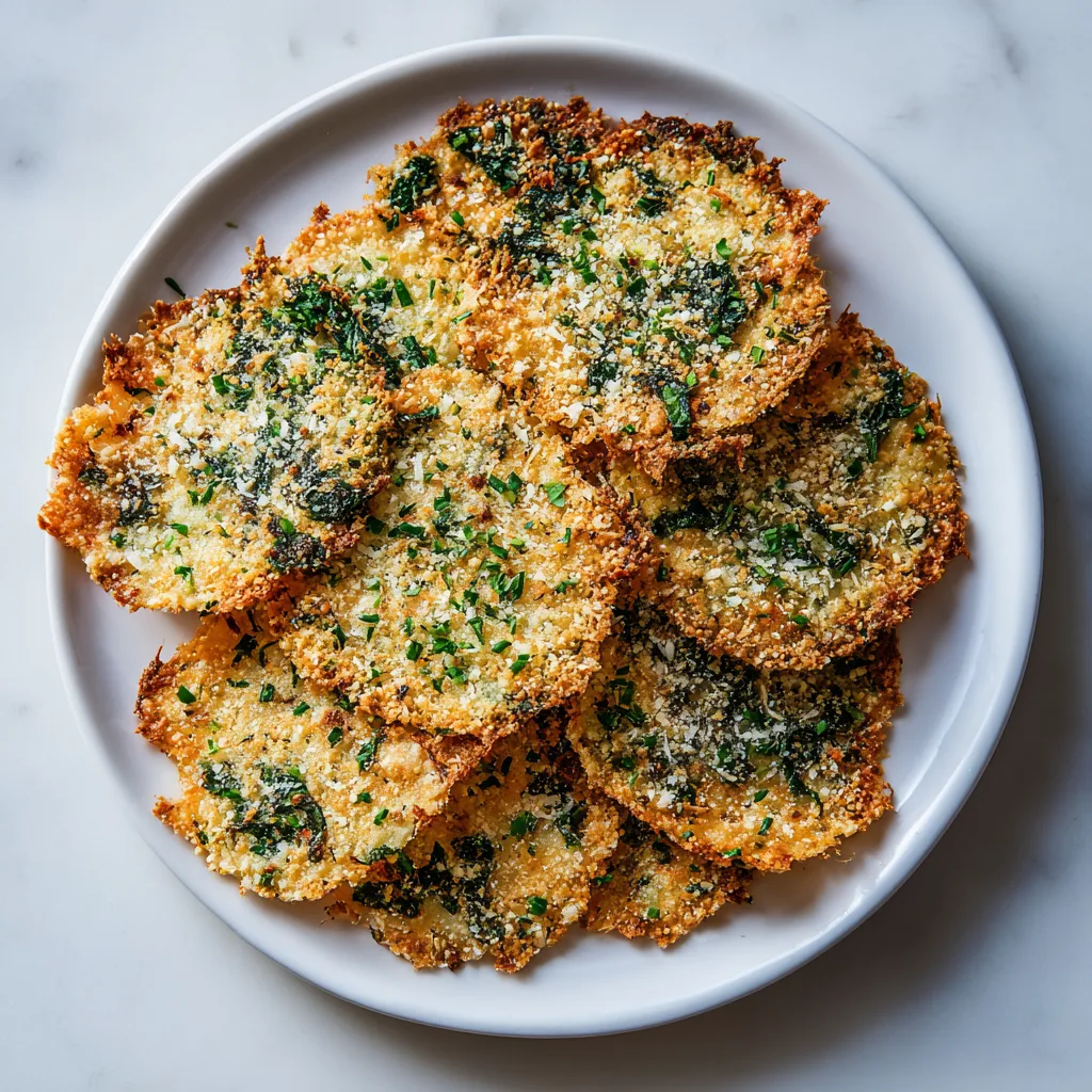 Easy Keto Spinach Parmesan Crisps: The Ultimate Low-Carb Crunch
