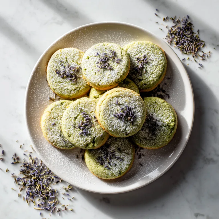 Matcha Lavender Sugar Cookies: Floral, Earthy, and Elegantly Sweet