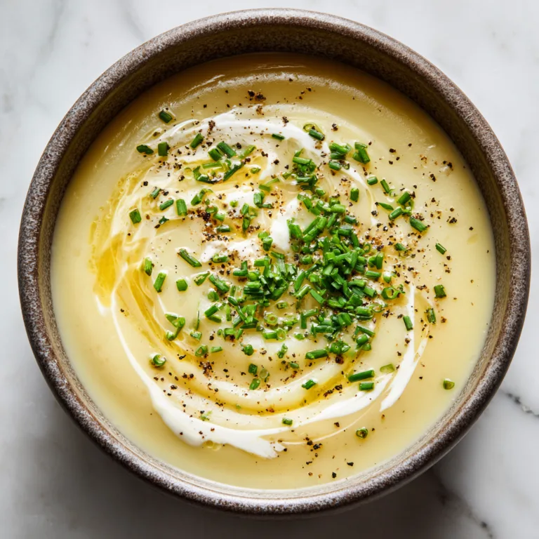Creamy Potato Leek Soup: Silky Comfort in Every Spoonful